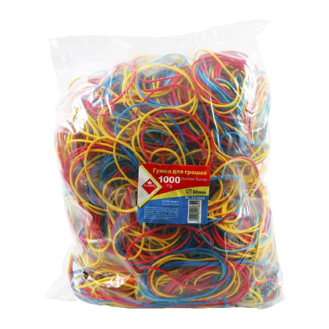 Гумки для банкнот KLERK (KL13950) 1000г різнокольорові